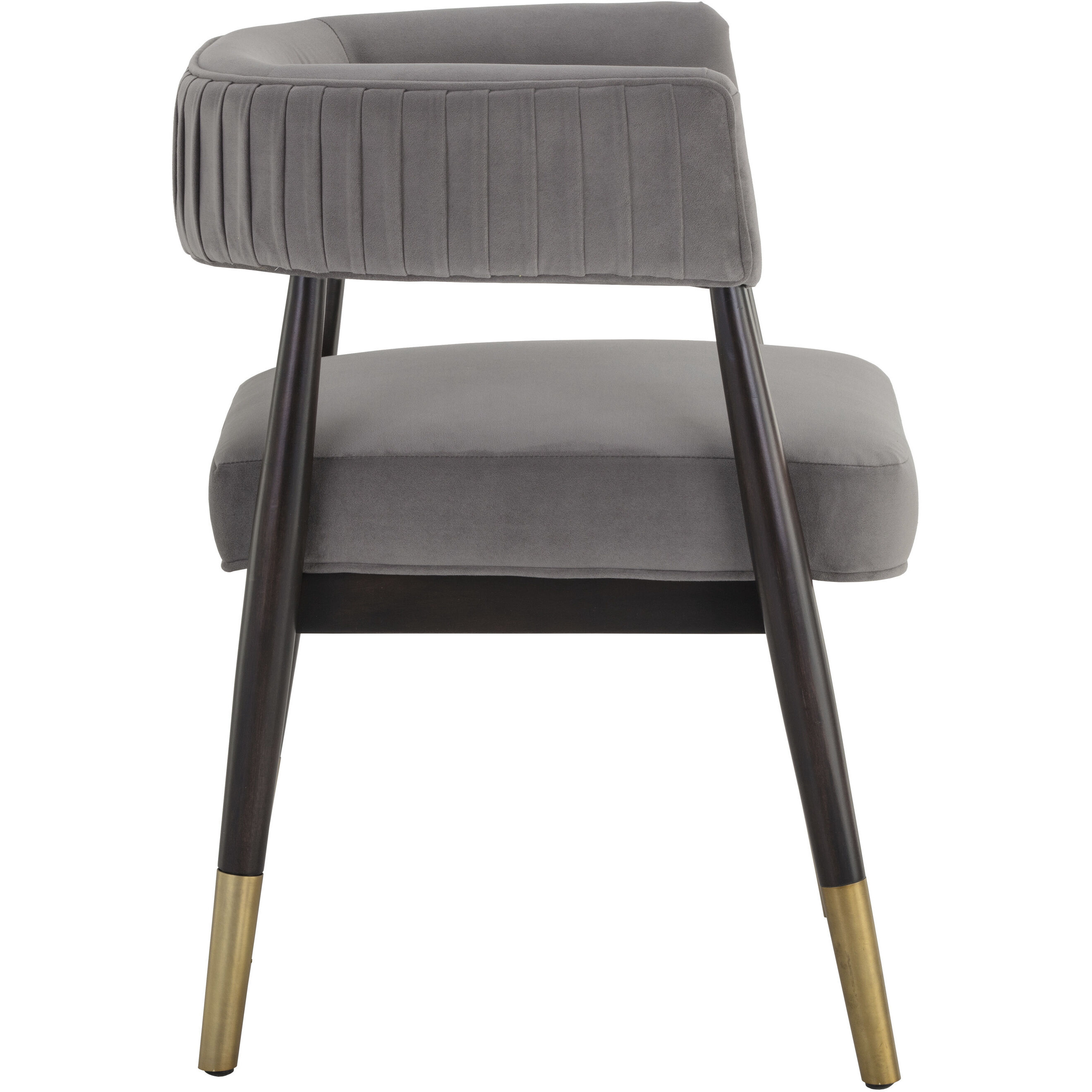 Callem Antonio Charcoal Dining Armchair